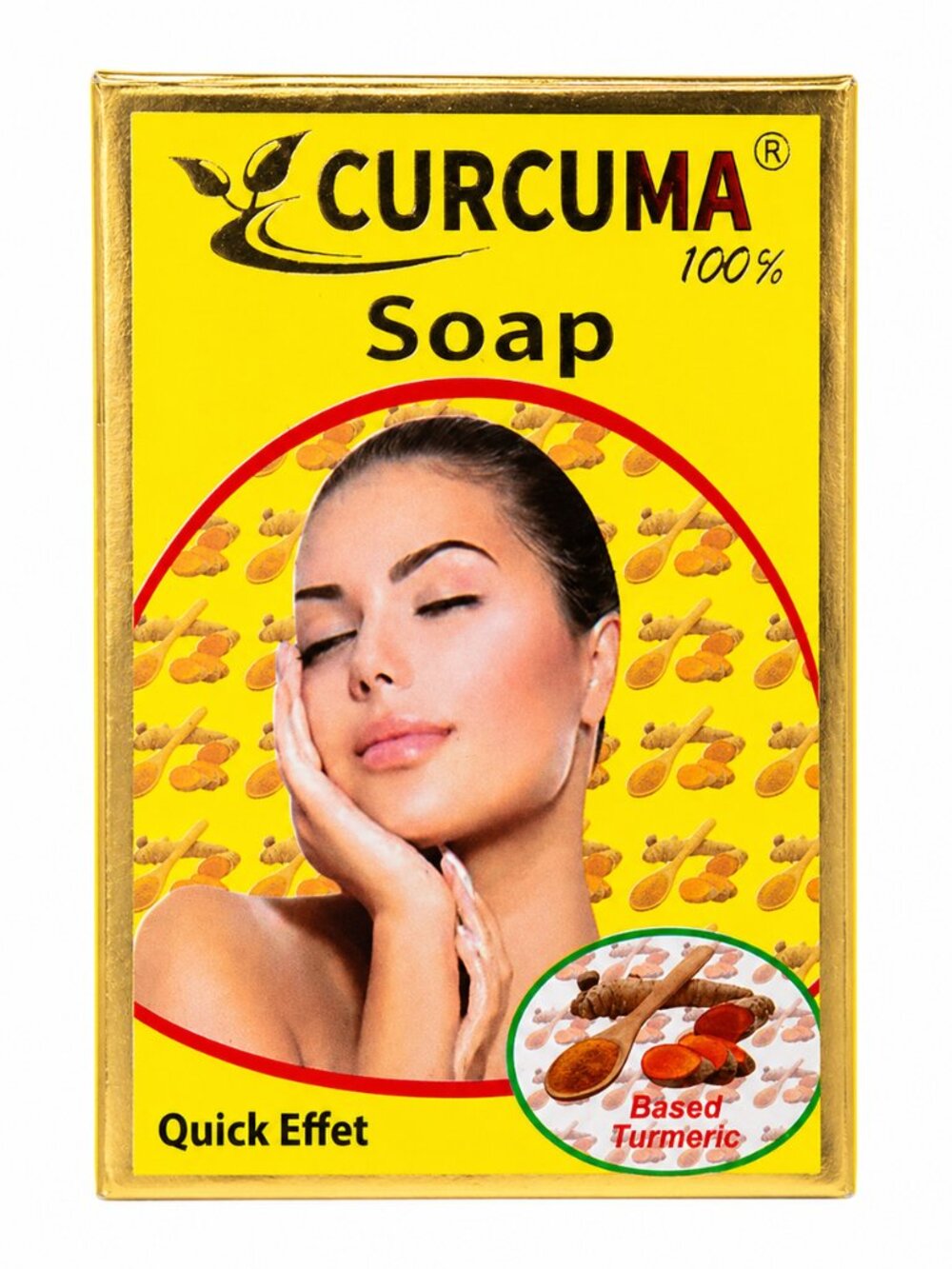 Curcuma Turmeric Soap 100% – Brightening & Cleansing Bar for Face & Body